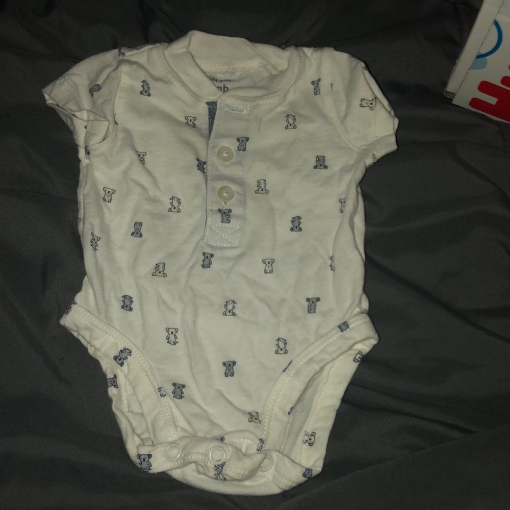 White koala bear onesie
